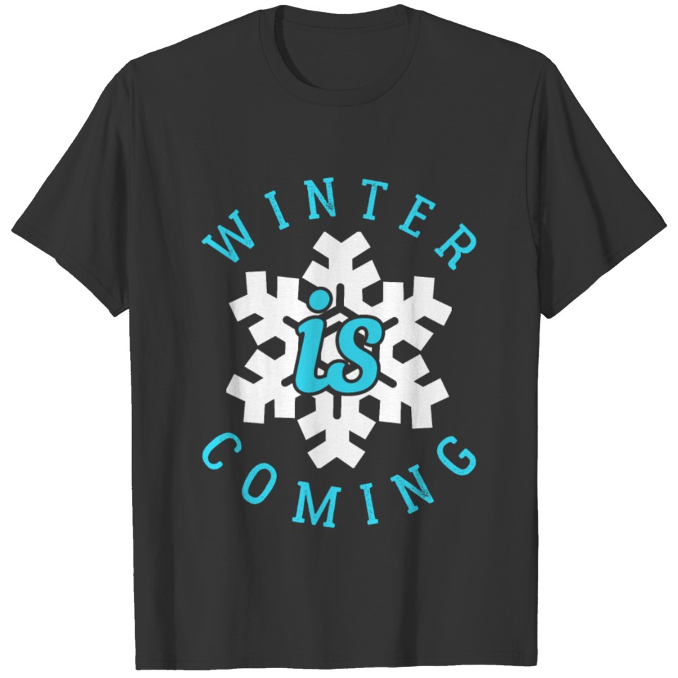 Winter Snowflake Cold Christmas Xmas Gift T-shirt