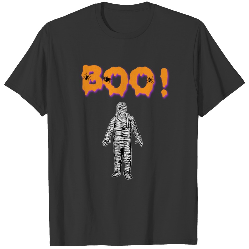 Boo! Mummy Halloween Holiday T shirt T-shirt