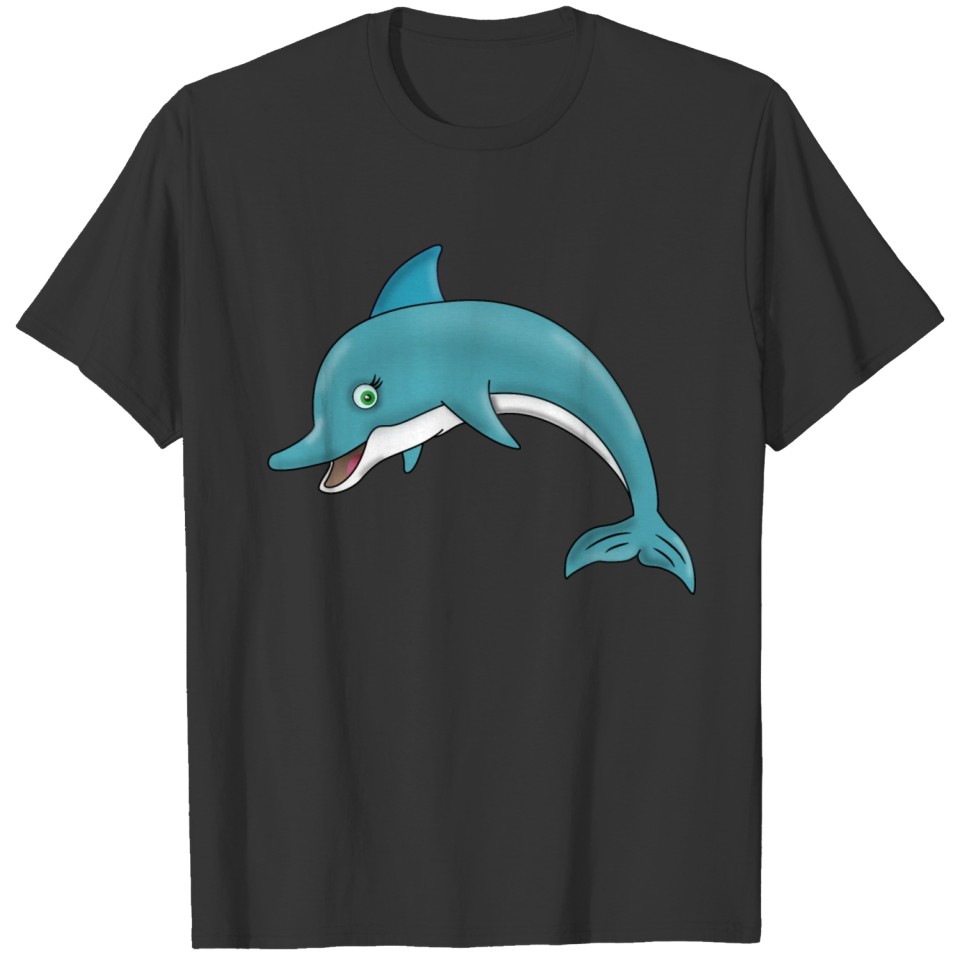Cute bottlenose dolphin - perfect present for kids T-shirt