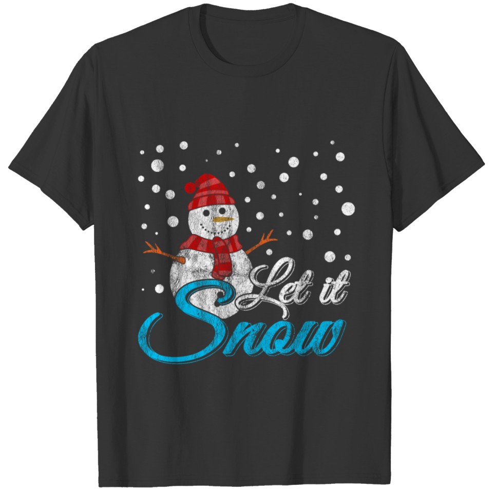 Let it Snowman T Shirts