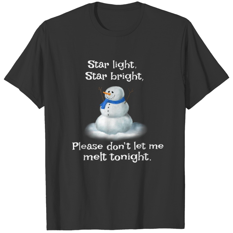 Winter Melt Snowman T-shirt