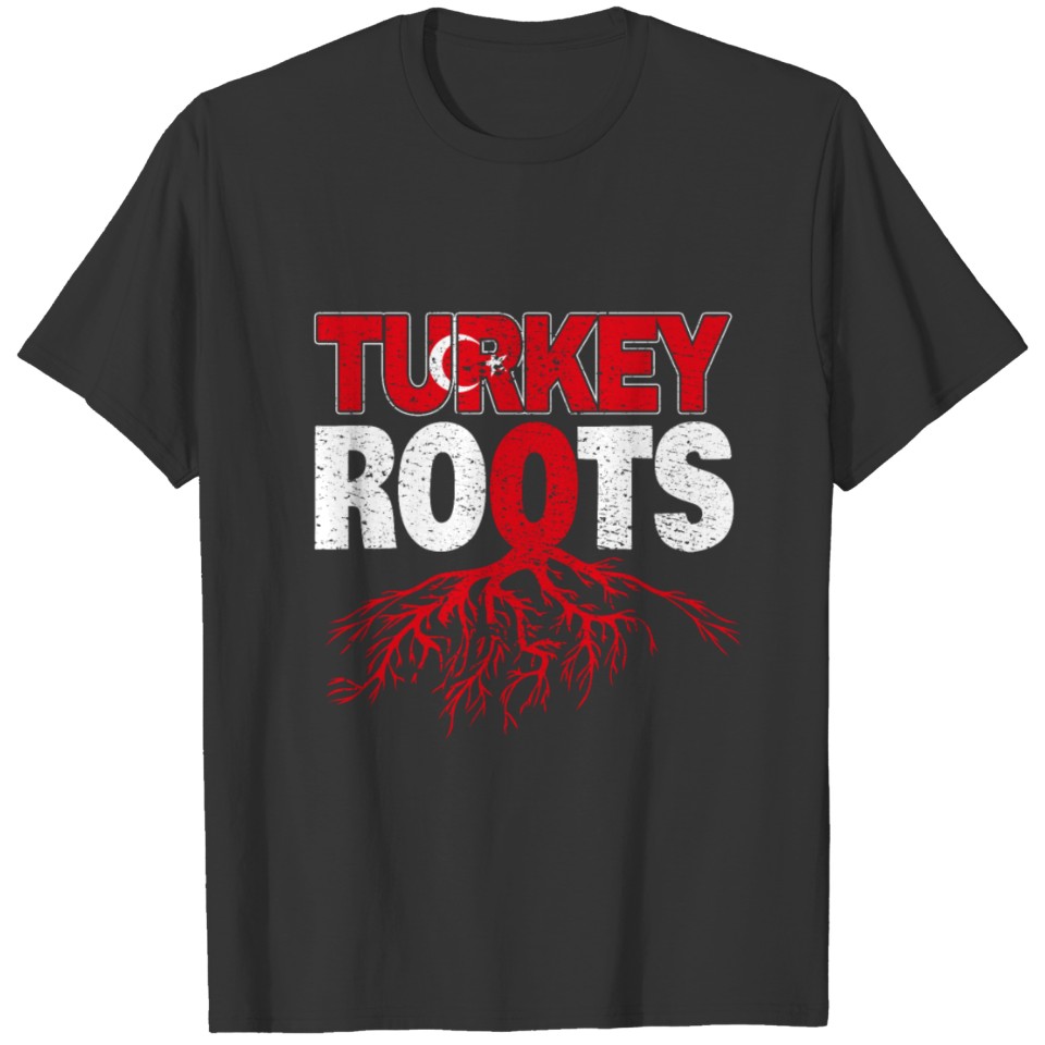 Roots Turkey Ankara Nation Flag Gift T-shirt