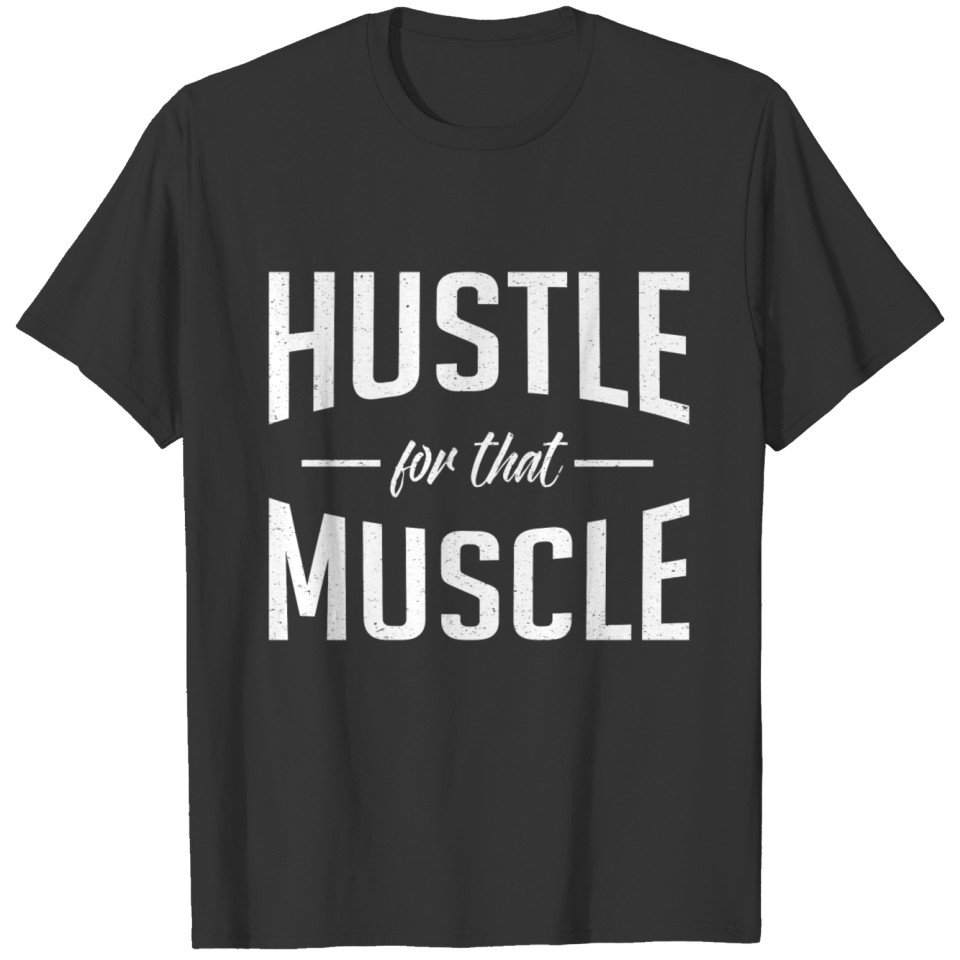 Workout Muscle White Cool Gift T Shirts