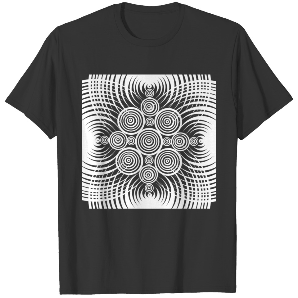 Obey Abstract Circles Mandala Design T Shirts