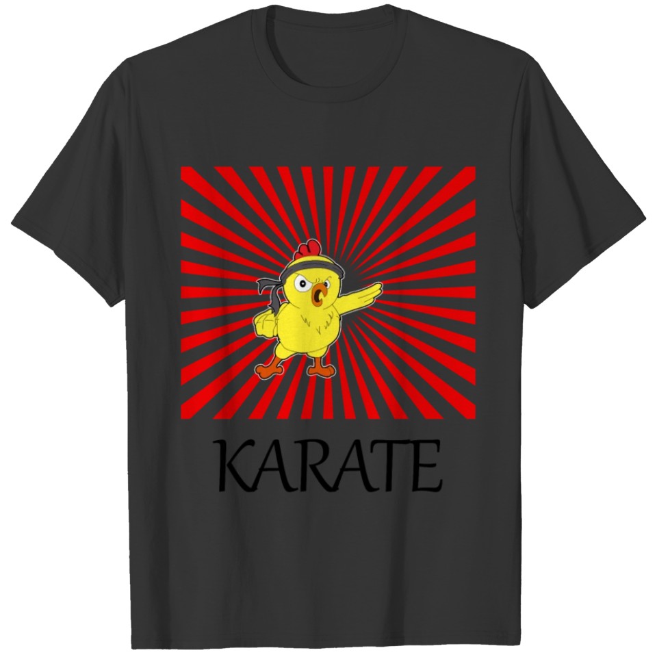 karate chicken T-Shirt gift T-shirt