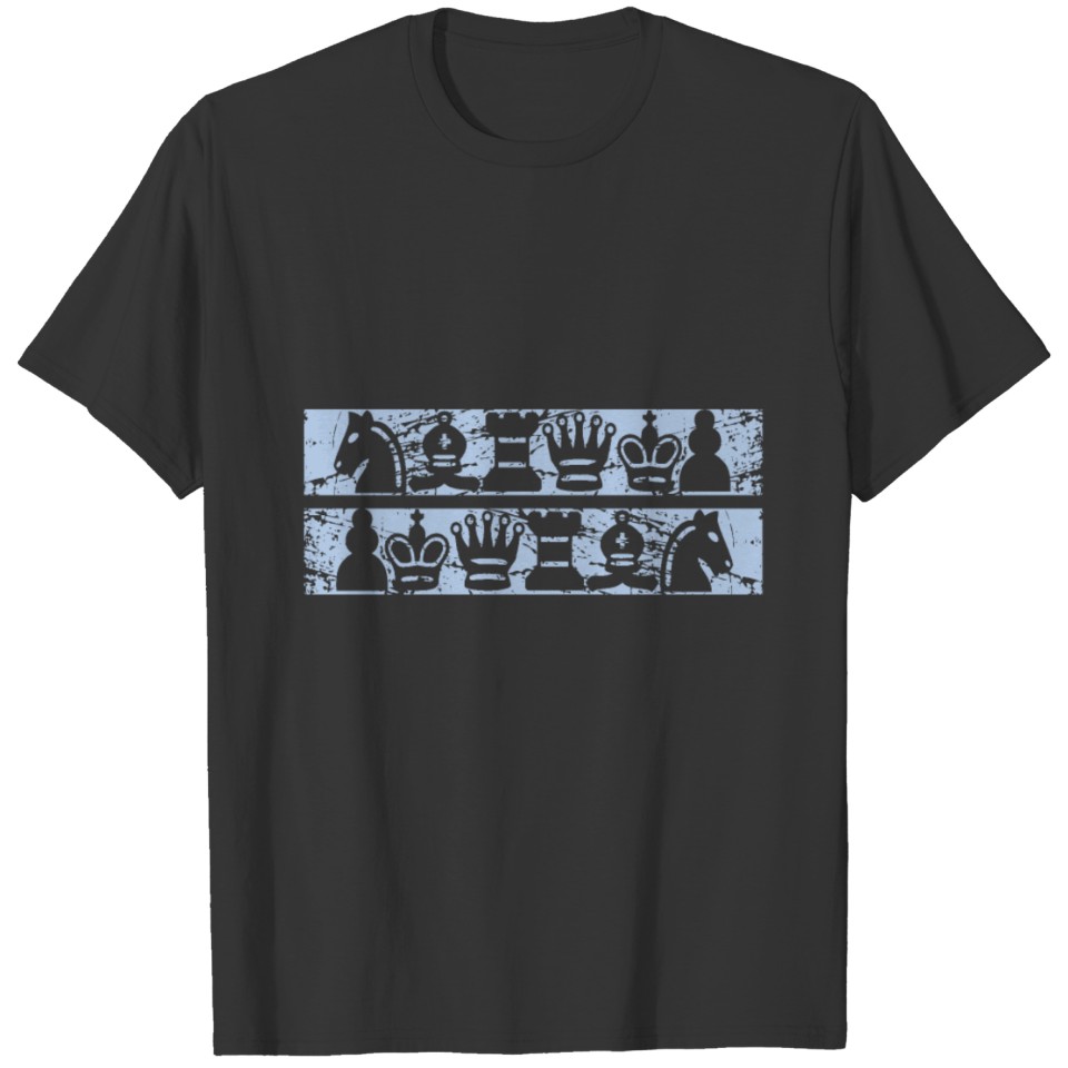 Retro Vintage Chess Gift Schach Geschenk T-shirt
