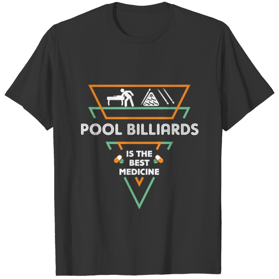 Pool Billiards Sport Amusement Funny Gift T-shirt