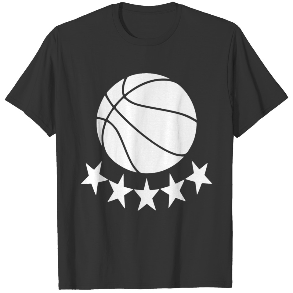 basketball white1 T-shirt