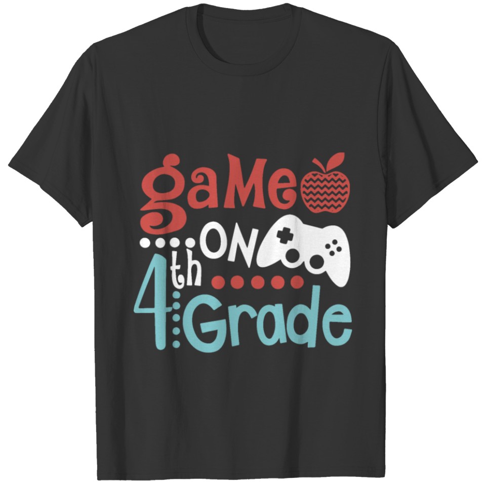 fourth grade funny game on 4th grade gift game cam T-shirt