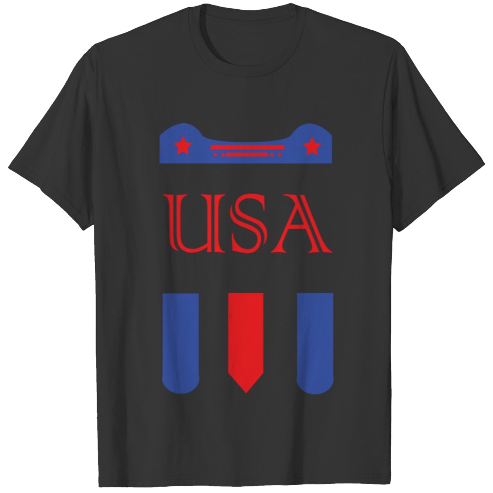 USA Logo Design Tshirt T-shirt