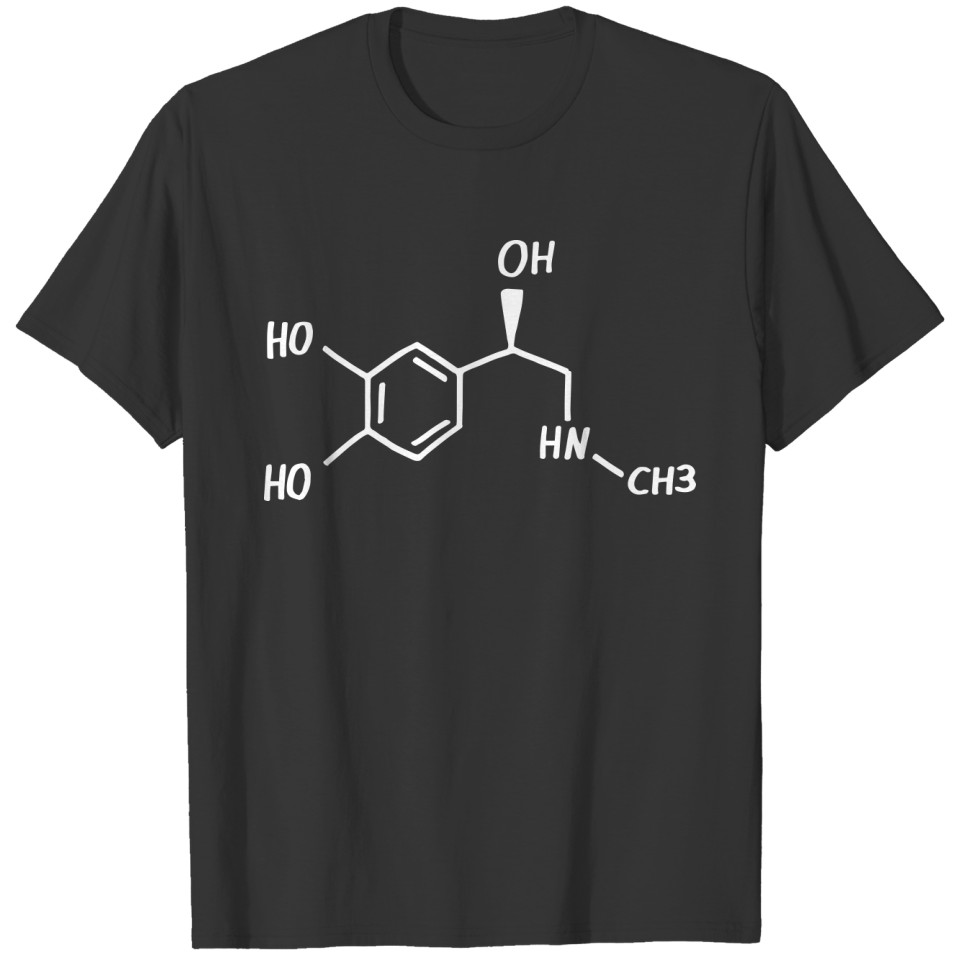 Adrenaline Formula Chemistry Physics Student Gift T Shirts