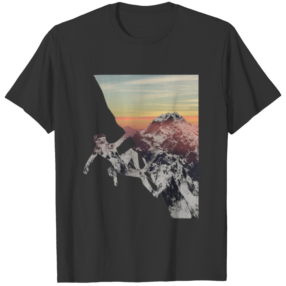 mountain range sunset rising T-shirt