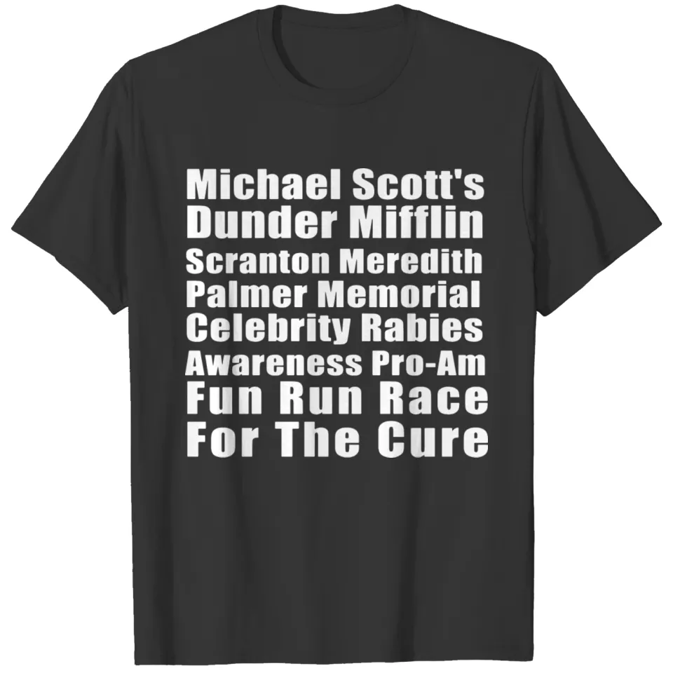 Michael Scott s Dunder Mifflin Fun Run T Shirts