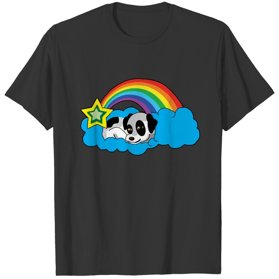 Cute rainbow dog T-shirt