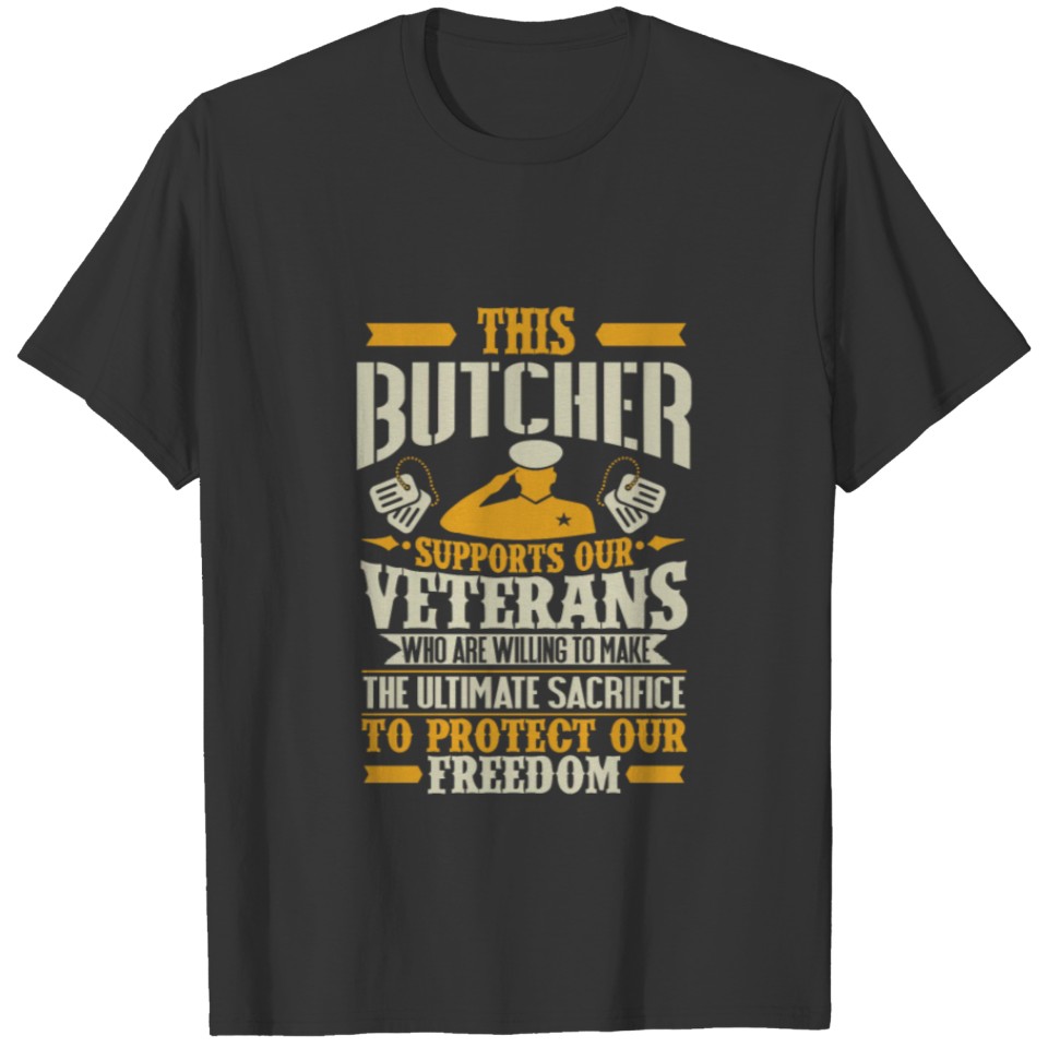 Butcher Vetran Protect Supports T-shirt