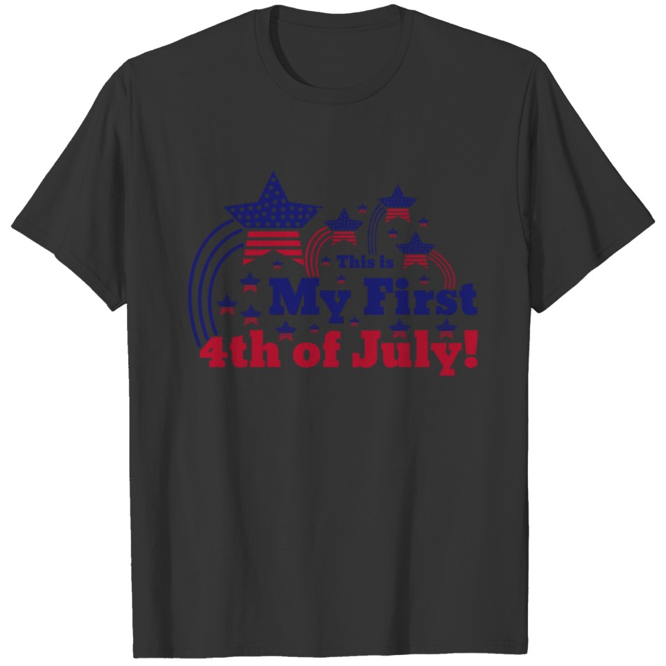 4th Of July USA New Born Kids Patriotic Gift T-shirt