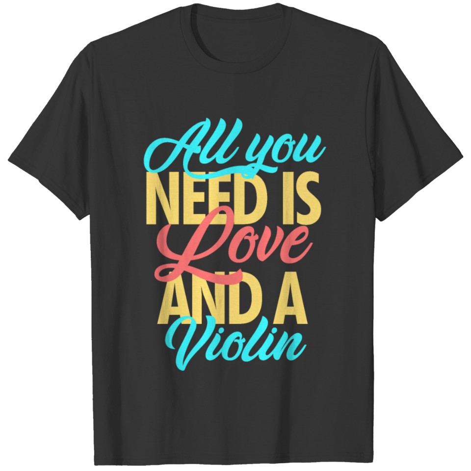 Violinist loves violin T Shirts