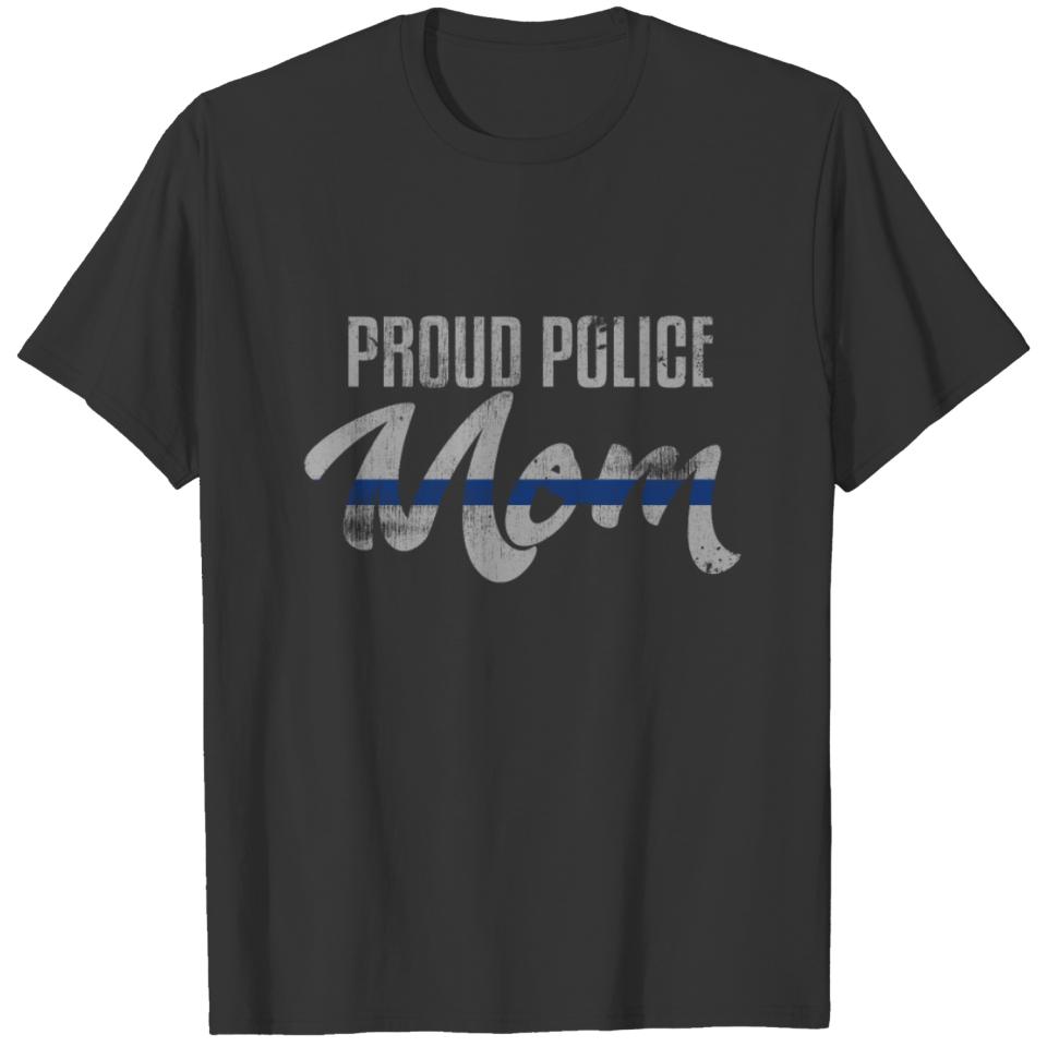 Proud Police Mom T-shirt