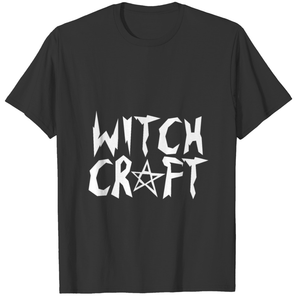witch craft broom magic pentacle girls women gift T Shirts