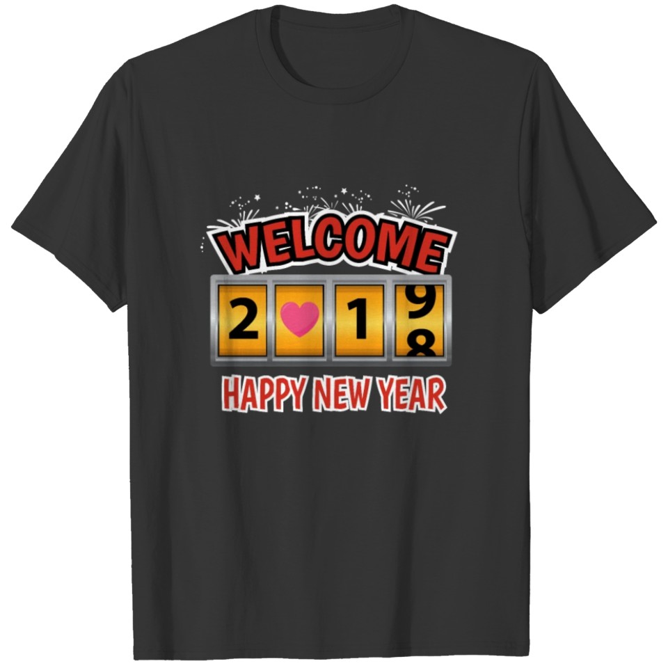 New Year 2019 New Years Eve Firework Party Gift T-shirt