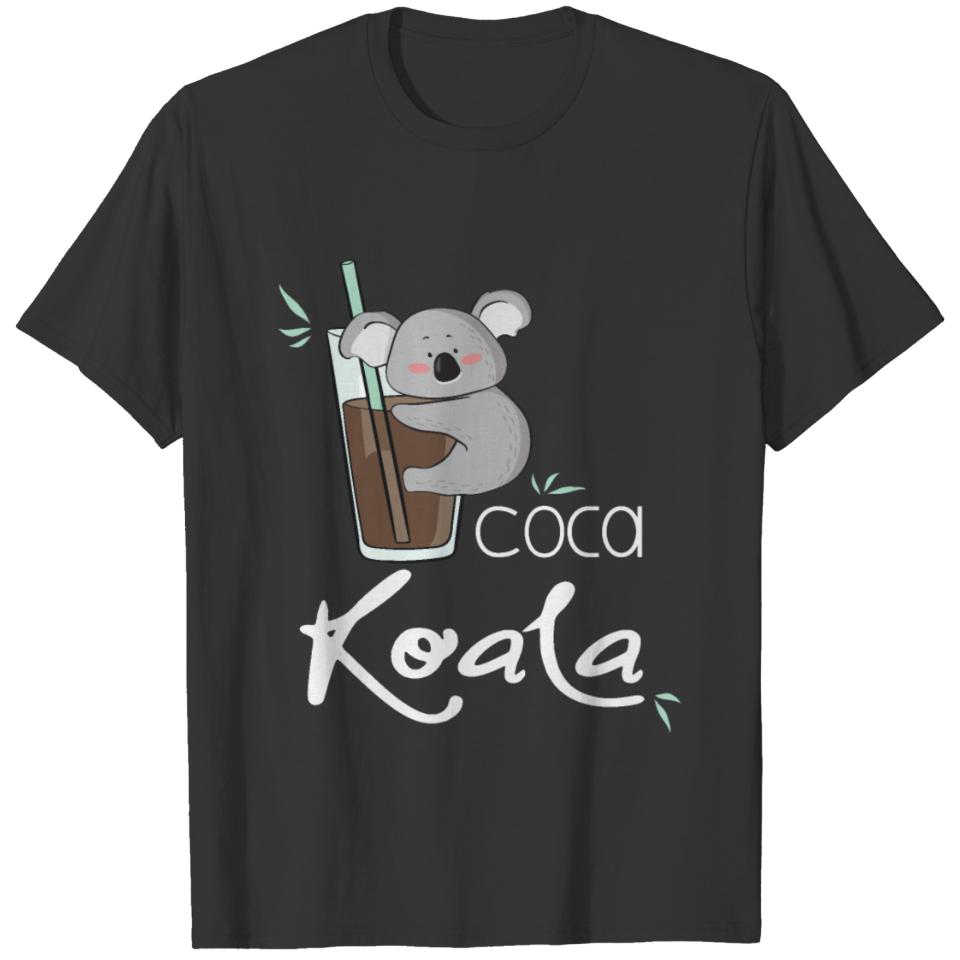 Thirsty Coca Koala bear - Partytime & drinks T-shirt