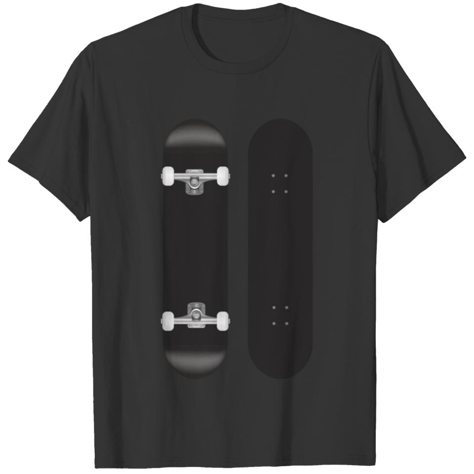 skateboard illustration T-shirt