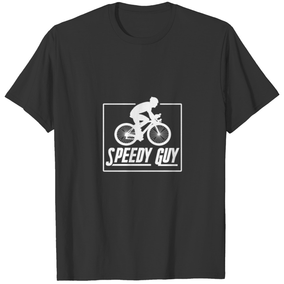 Bicycle Shirt - Cycling - Bike - Speedy guy T-shirt