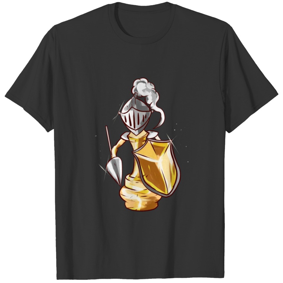 Chess piece runner knight chess gift king T-shirt