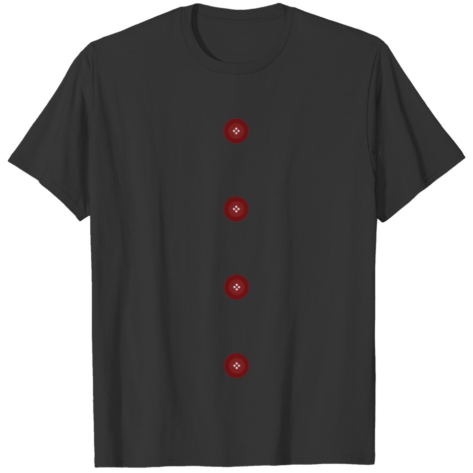 Red Buttons T-shirt