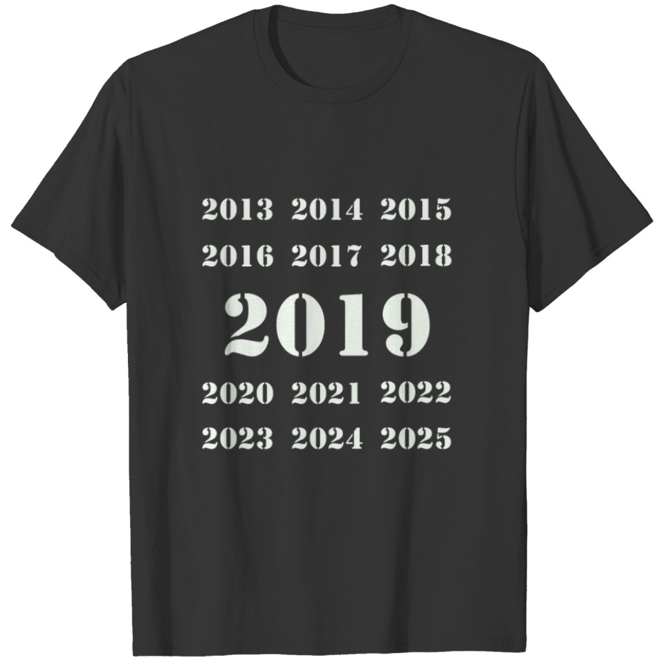 New year 2019 T-shirt