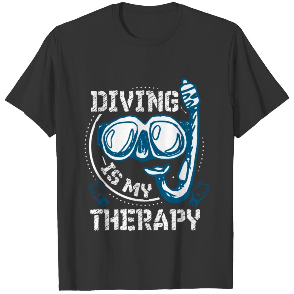 Funny Novelty Gift For Diver T-shirt