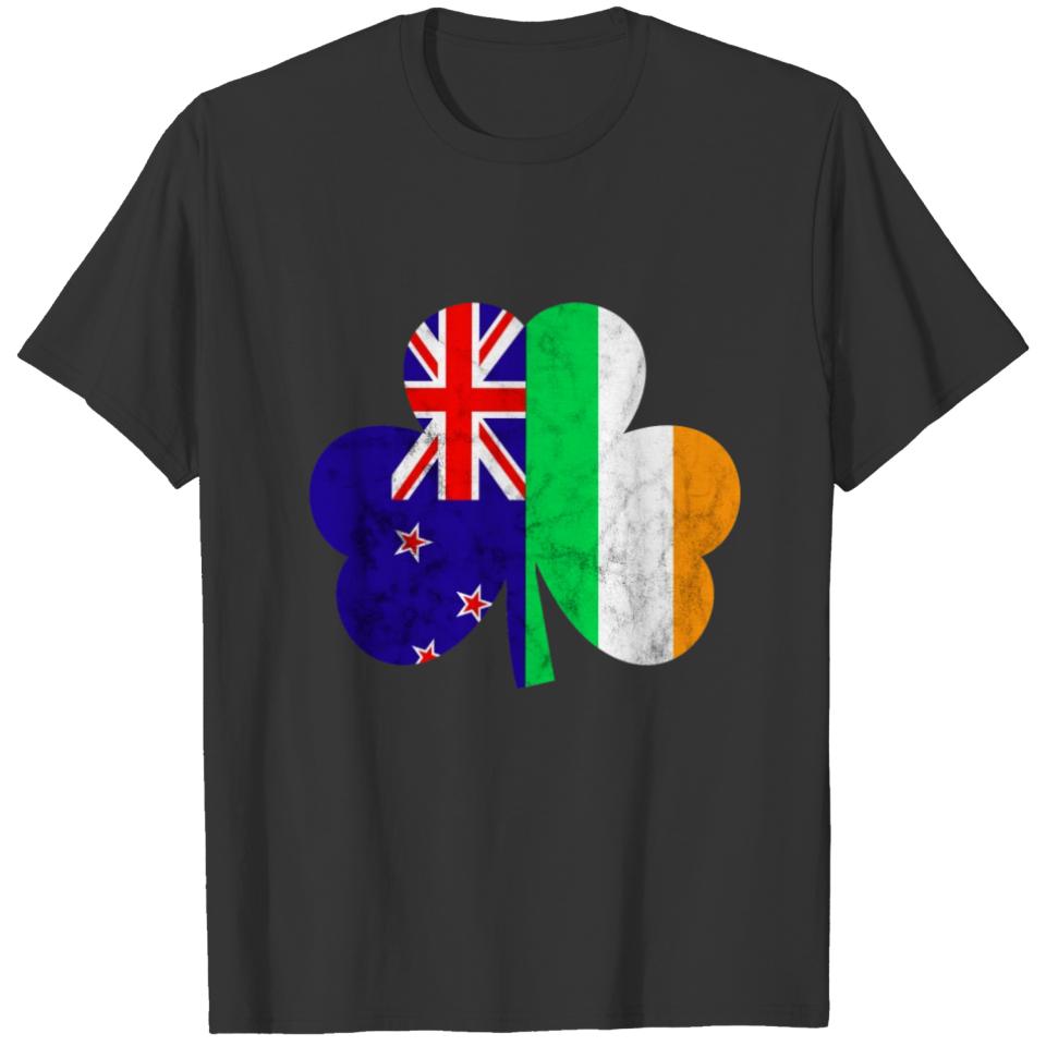 St. Patrick's Day Ireland New Zealand T-shirt