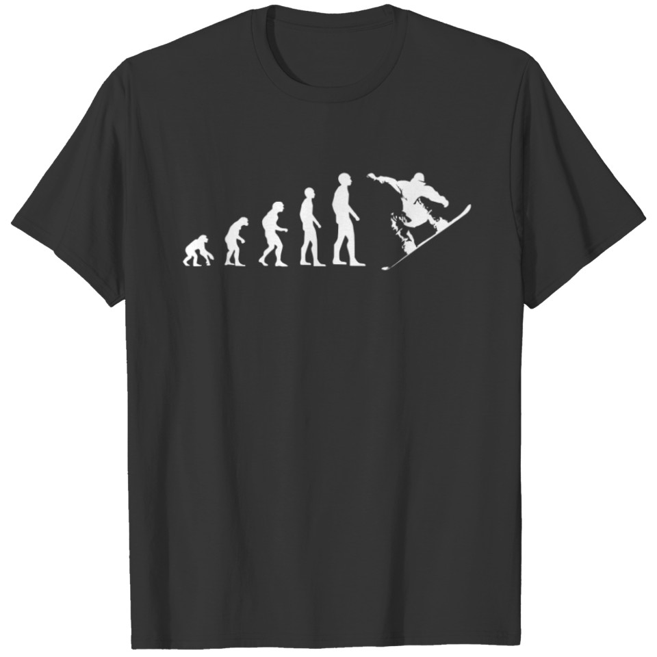 Evolution Snowboard. T-shirt