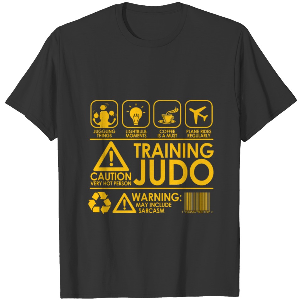 Judo training gift T-shirt