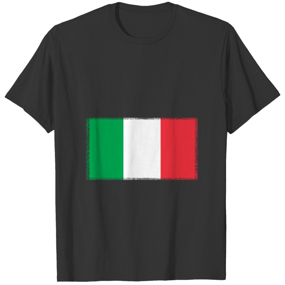 Italy gift Boots map flag T-shirt