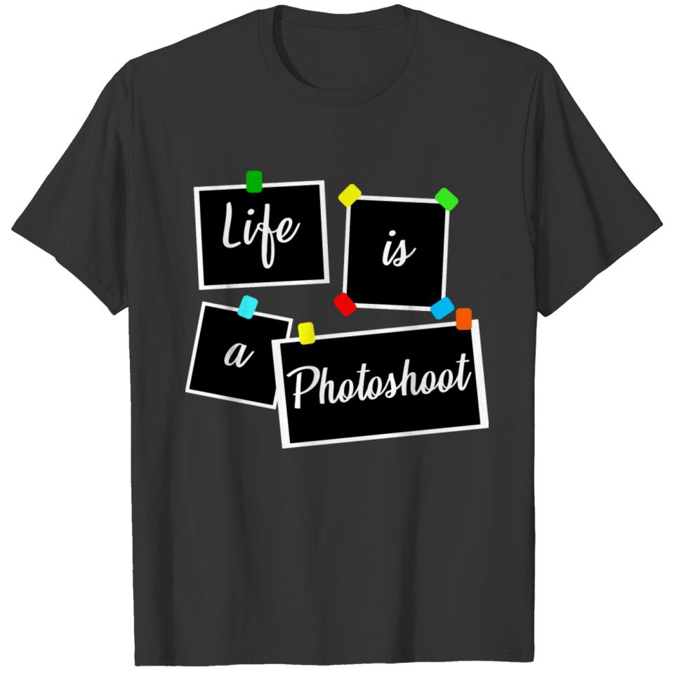 Scrapbooking Life Is A Photoshoot Glitter Gift T-shirt
