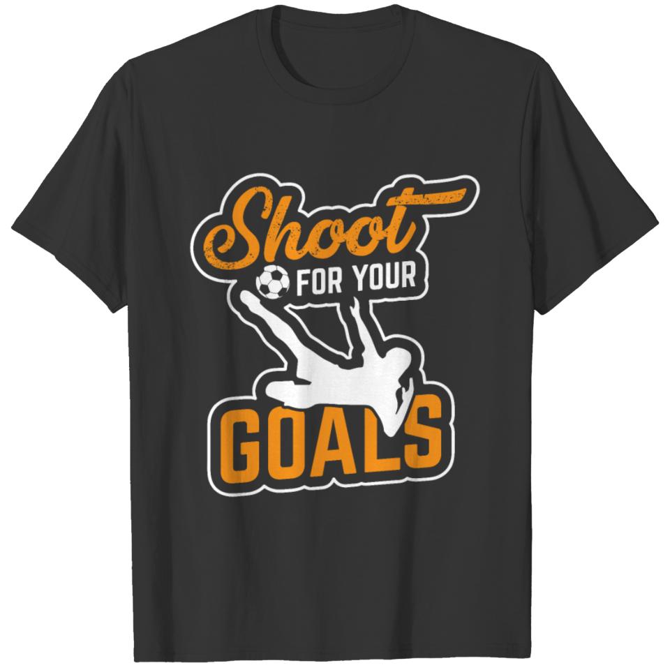 Soccer Goal Target Shot Stadium Sport Player Ball T-shirt