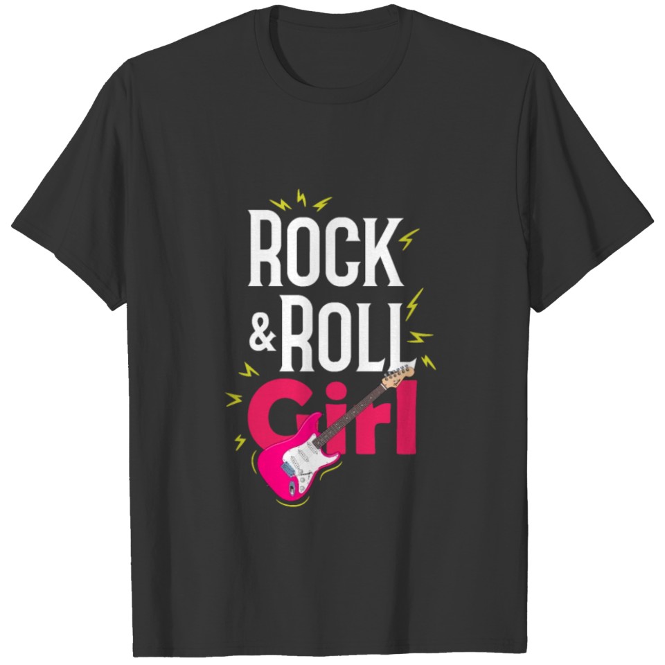 Rock and Roll Rock'n'Roll Girl Music Queen Gift T Shirts