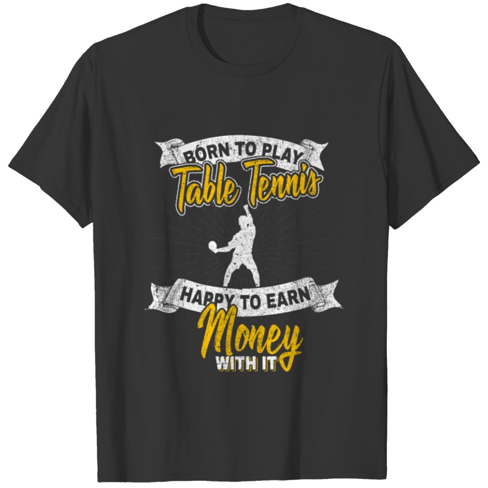 Table Tennis Player Gift player tournament T-shirt
