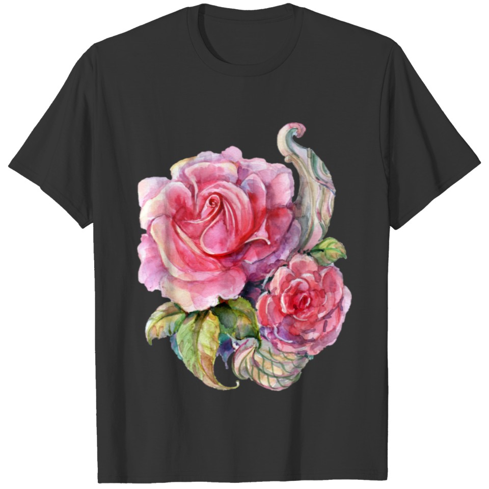Flowers, Floral, Flower, Watercolor, Vintage T Shirts