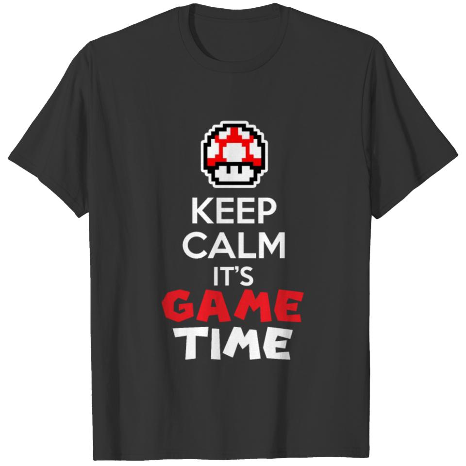 Keep calm it's game time T-shirt