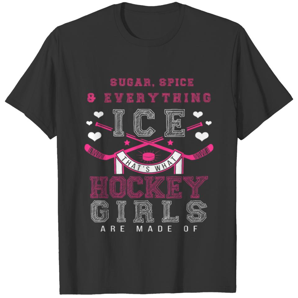 Funny Novelty Gift For Ice Hockey Player T-shirt