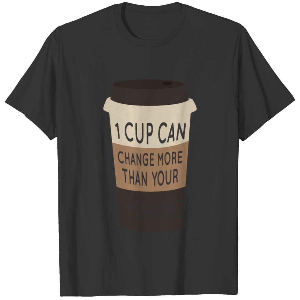 Latte macchiato T Shirts - cup of latte macchiato