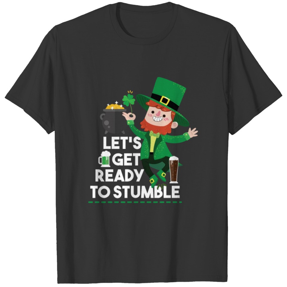 St. Patrick's Day Irish Ireland Clover Lucky Gift T-shirt