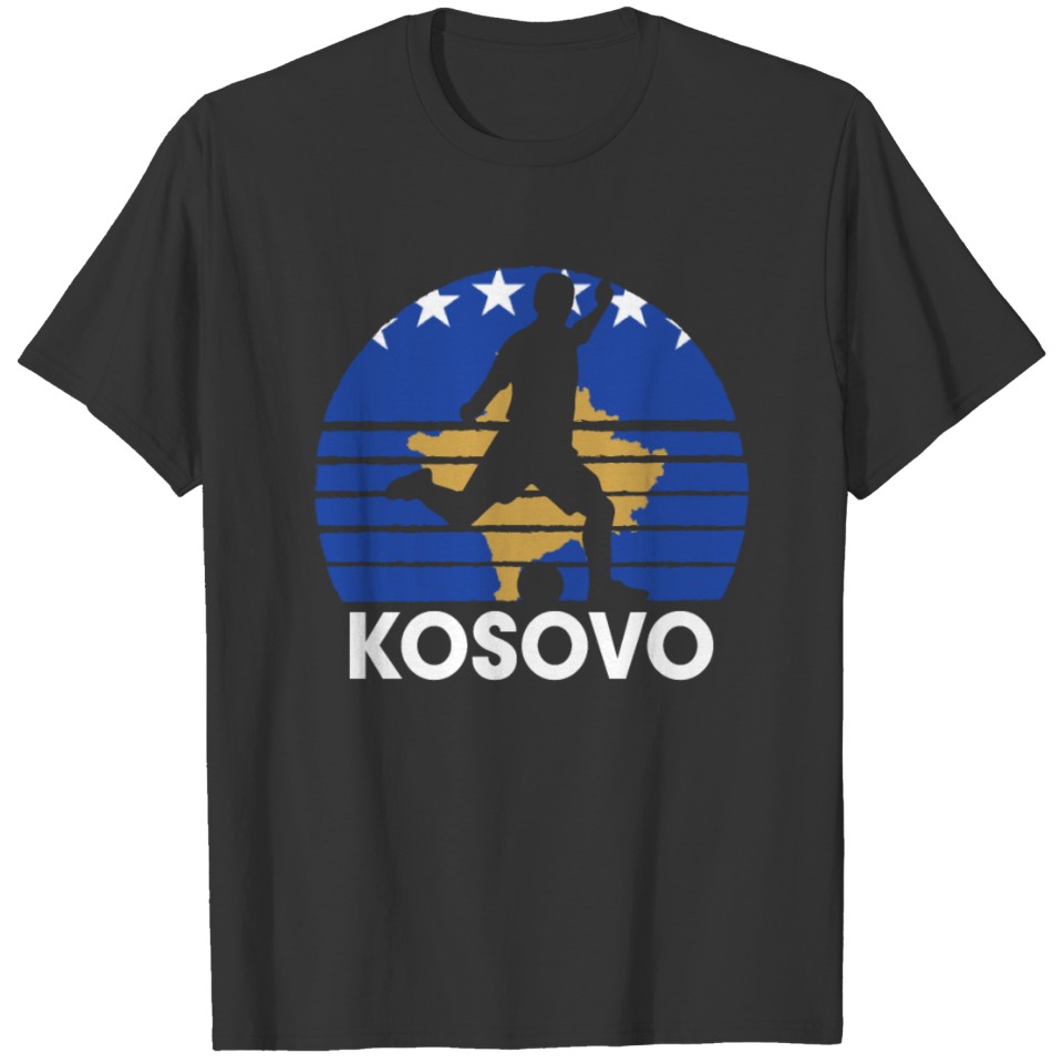 Kosovo Soccer Football XKX T-shirt