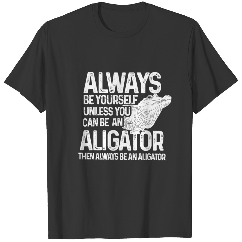 Alligators reptile crocodile T-shirt