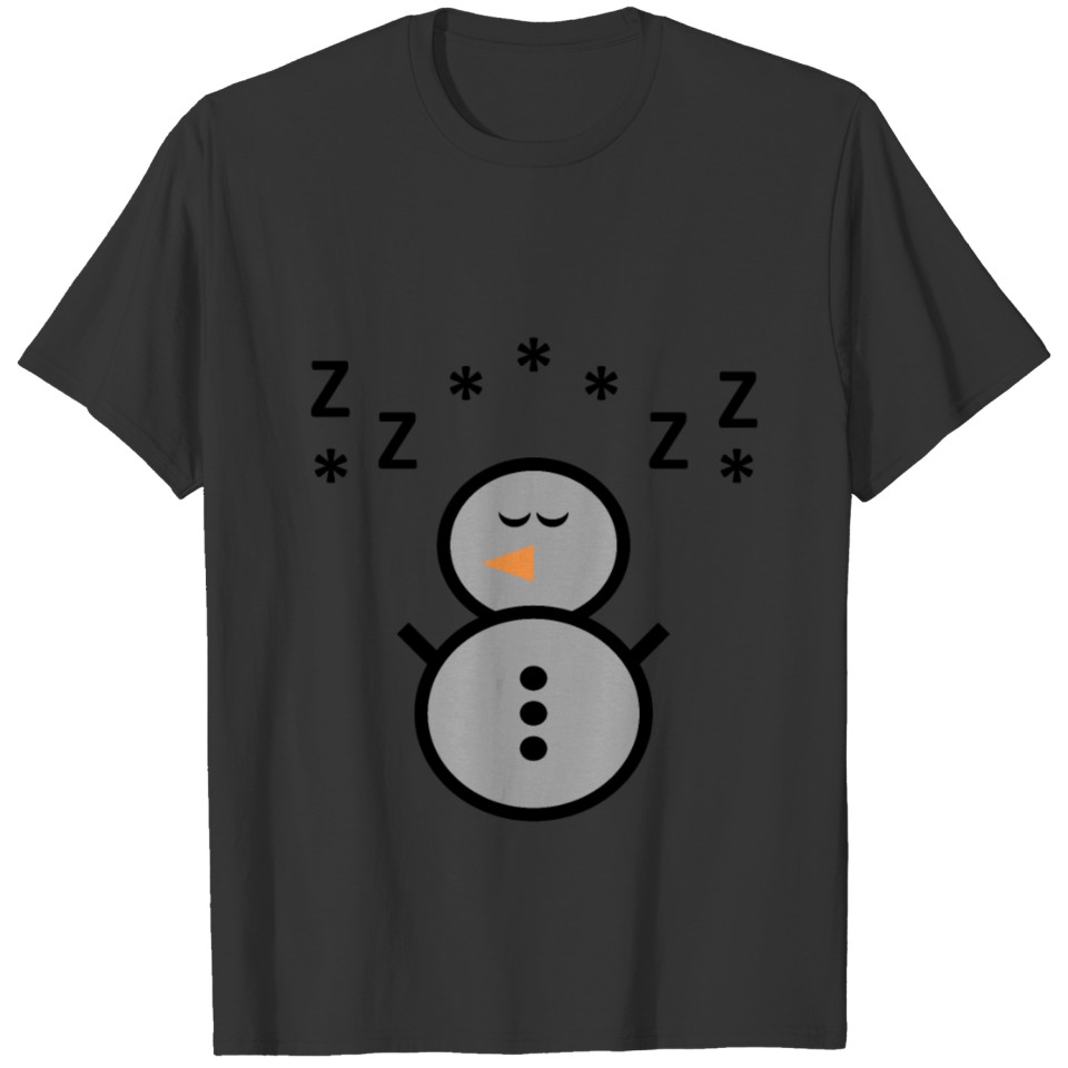 Winter - Cute Snowman - 3 T-shirt