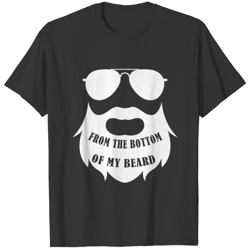 Mens Valentines Day Beard products for Him Men T Shirts
