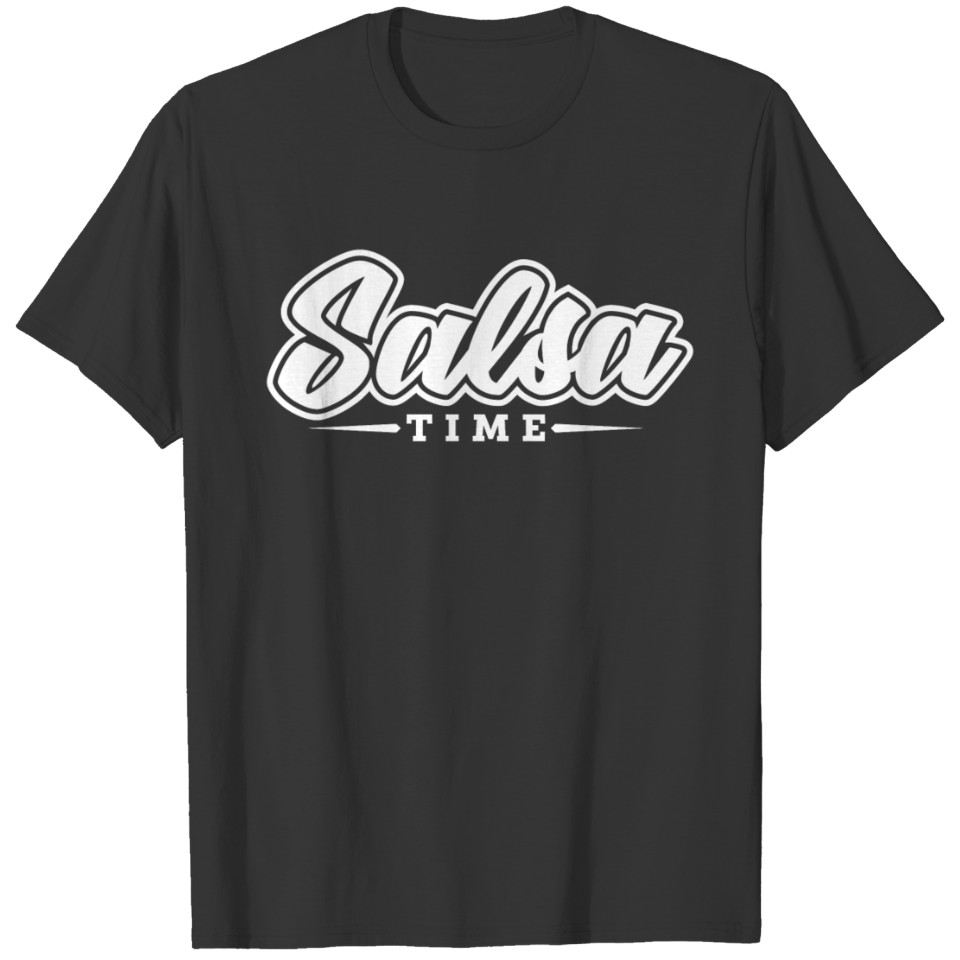 Salsa Dance Music Time White Cool Gift T-shirt