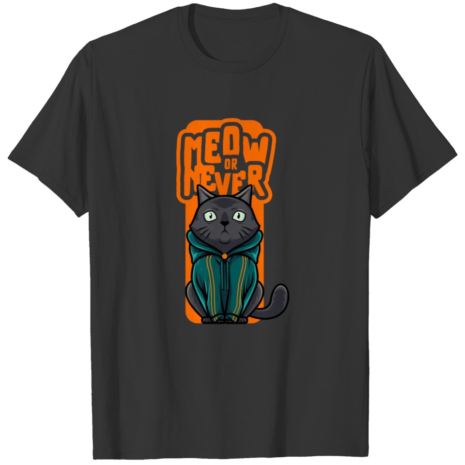 Cat Hoodie Humor Funny Gift T-shirt